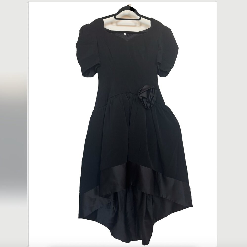 Vintage Morton Myles black mid dress